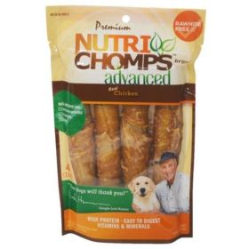 Nutri Chomps Advanced Twists Dog Treat Chicken Flavor