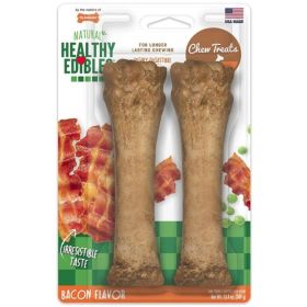 Nylabone Healthy Edibles All Natural Long Lasting Bacon Chew Treat Souper