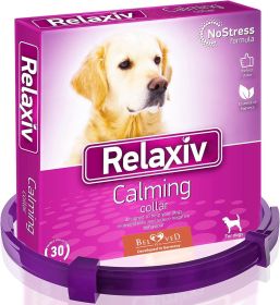 Calming Collar for Dogs Improved DE Stress Formula Reduces Anxiety During Travel Fireworks Thunder Vet Visits Helps to Relieve Stress Scratching Fight