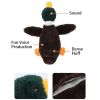 Plush Mallard Duck Dog Toy Plush Squeaky Dog Toy Crinkle Dog Toy  Cute Duck Pet Toy for Small Medium Large Pets Stuffed Animals Chew Toy for Biting Tr