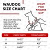 Waterproof Dog Harness Adjustable for Medium Dogs Heavy Duty Harness with Durable Metal Clasp Red Color M Size 20-32 inch