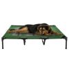 Elevated Dog Bed ‚Äì Indoor/Outdoor Dog Cot or Puppy Bed for Pets up to 110lbs by Petmaker (Green)