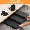 Black Dog Stairs for High Beds or Couch Foldable Dog Steps With Storage for Small Dogs Medium Dogs Puppy Stairs