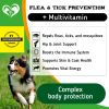 Flea and Tick Prevention Chewable Pills for Dogs Revolution Oral Flea Treatment for Pets & Complex Multivitamin Natural Pest Control Defense Chews Sma