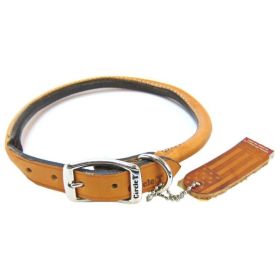 Circle T Leather Round Collar Tan (Option: 18" Neck)