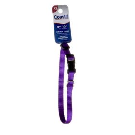 Tuff Collar Nylon Adjustable Collar Purple (Option: 8"x12" Long x 3/8" Wide)