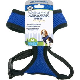 Four Paws Comfort Control Harness Blue (Option: Medium)