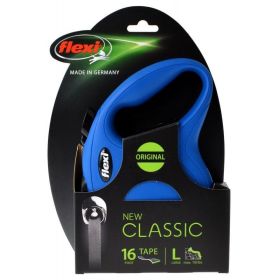 Flexi New Classic Retractable Tape Leash (Option: Blue)