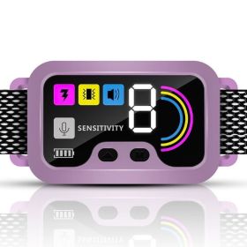 IP67 Waterproof Colour Screen Intelligent Dog Trainer Bark Collar (Type: # 3, Color: As pic show)