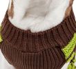 Fashion Weaved Heavy Knit Designer Ribbed Turtle Neck Dog Sweater