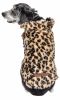 Pet Life Luxe 'Poocheetah' Ravishing Designer Spotted Cheetah Patterned Mink Fur Dog Coat Jacket